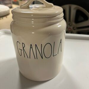 Rae Dunn Granola Storage Jar